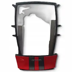 Tapa Trasera Ferrari F430 OEM ACR106 - Rojo