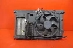 PEUGEOT 307 2.0 HDI RHY Etu Radiatorin Tuulettimen Kompletti OEM 9646577680