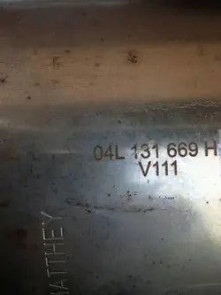 Audi Q5 8R DPF-suodatin OEM 04L131669H 04L131765BP