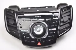 Painel de rádio Ford Fiesta MK7 OEM C1BT-18K811-TA Sony