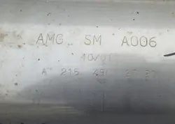 OEM A2154902721 Silenciador Central Esquerdo Mercedes CL 55 AMG