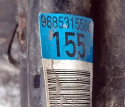 Citroen C3 2018 Etuvakain OEM 9685315580