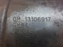 OEM 25343827 13106917 Faux Pot Catalytique Vide