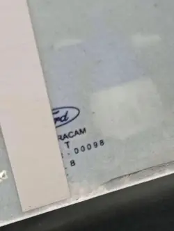 OEM 00098 vänster bakruta för Ford Transit Custom