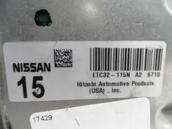 Växellåds Styrmodul Nissan Altima 2006 ETC32-115N