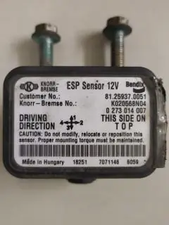 ESP-sensorstyrenhet OEM 81259370051 för MAN