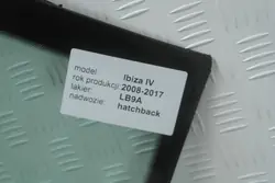 SEAT OE framruta för Ibiza 6J 2008-2016