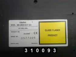 Peugeot CD-vaihtaja OEM AM-310093 607:lle