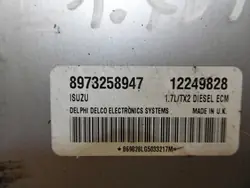 Moottoritietokone OEM 12249828 Opel Meriva A:lle