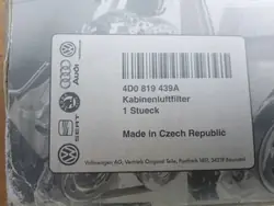 Gebruikt interieurfilter OEM 4D0819439A voor VW