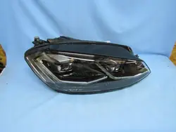 Farol Direito VW Golf VII 5G1 R Preto Full LED