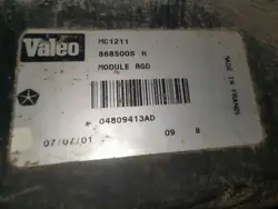 Framremsa OEM 04809413AD för Chrysler Voyager IV
