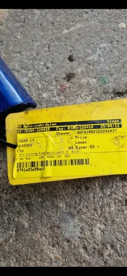 Aleta delantera izquierda OEM 51N101-P para Mercedes Vito W639