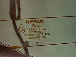 Vitre arrière Nissan OE FOB54287 pour X-Trail 2024