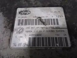 FIAT PANDA II 1.1 8V Unité de Contrôle Moteur 55196261