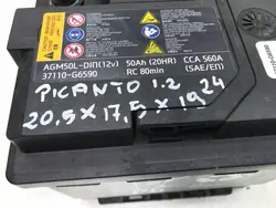 Batería AGM OEM 37110-G6590 50Ah 560A - Usada