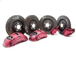 Bromssats Fram Bak Porsche Macan 95B S 3.6 OEM