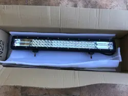 AUXTINGS 57cm 22" 324W Tripla Fila LED Luz Trabalho