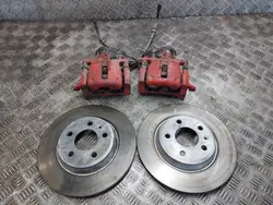 PROFIPOWER Bromsskivor + Belägg + Bromsok Bak Audi A4 B8