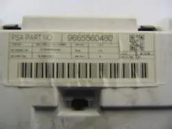 Compteur de vitesse OEM 9665560480 pour Citroen C5 III