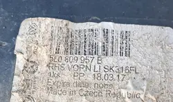 SKODA YETI 5L0 LIFT 13-17 Arche de roue avant gauche OEM 5L0809957B