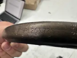 Collier V-Band Porsche OEM 9P1253725 Échappement Turbo