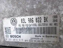 ECU Motor Skoda 03L906022BK para Superb II 2.0 TDI