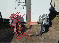 Vasen pitkittäispalkki FRONTLEFTLEGS Lexus RX 2021