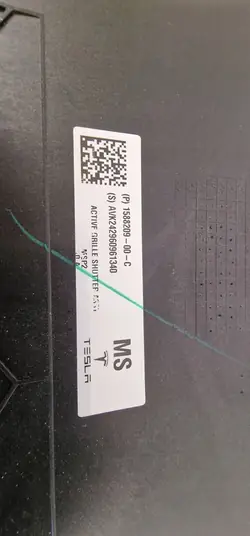 Entrada de ar Tesla Model S 158821000b