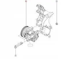 Compresseur de Climatisation Dacia Dokker 1.5 DCI OEM