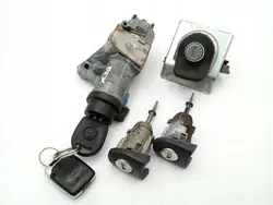 VW Fox Låscylinder Set + Nyckel + Tändningsswitch