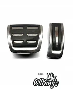 Jeu de couvre-pédales Audi OEM 8W0721173/8W2723173