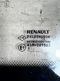 OEM RENAULT TWINGO 2 II 3D SZYBA KAROSERYJNA PRAWY TYŁ 07-14R