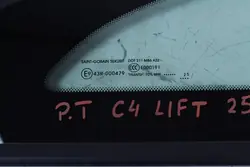 OEM SZYBA KAROSERYJNA PRAWY TYŁ CITROEN C4 III LIFT 25r.