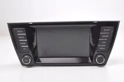 Ecrã de Rádio Skoda Fabia III OEM 6V0919604B