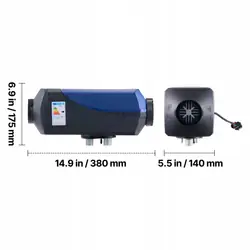 Vevor 8kW dieselilmalämmitin 12/24V asuntoauto