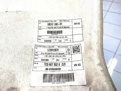 Plafonnier VW Crafter 35 II H2 Haut OEM 7C0867502K Gris