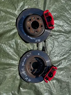 AUDI A4 B8 A5 8T Q5 bakre bromsar set 300mm