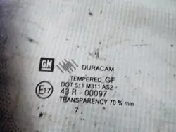 Viertelfenster OEM as2 EIS-2047072 Opel Astra - Links hinten