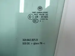 Vitre Portière Arrière Gauche OEM 3G9845025D VW Passat B8