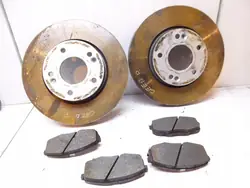 KIA CEED I 06-09 Discos de Freio Dianteiros & Pastilhas 1.6 CRDI