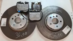 Conjunto de Disco de Freio Dianteiro G20, G06, G07 OE 34106880077