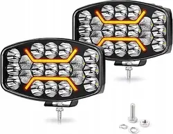LED-Scheinwerfer OEM 958 mit DRL 150W 10" Paar