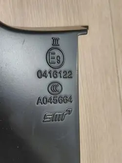 Capa Espelho Inferior Tesla Model 3 OEM - Lado Esquerdo