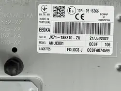 Lector Radio Nav OEM JX71-18K810-ZU para Ford Kuga MK3