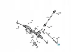 Stuurstang Eindstuk Mercedes W166 W292