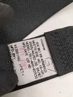 OEM 5907911238674 Vänster framsäkerhetsbälte för Nissan
