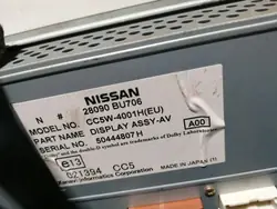 Écran de navigation Nissan OE d'occasion OEM 28090BU706