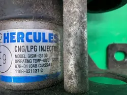 Inyectores CNG/LPG Hercules GISM-I3100 + Rail