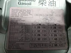 Tapa de combustible OEM 8LO010157K para Audi A3 - Usado
